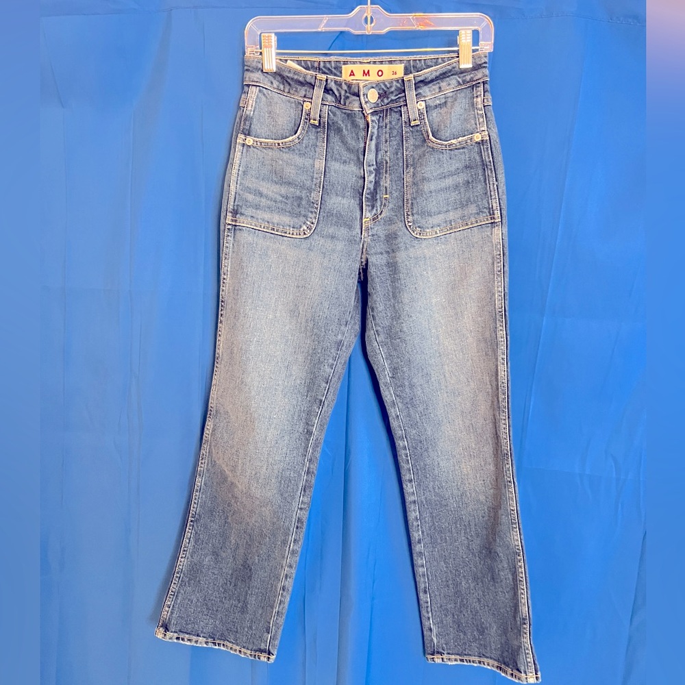 AMO Denim Abigail Jeans, ankle length flare